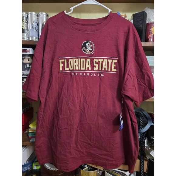 NWT Champion Florida State Seminoles t shirt tee shirt men's 2XL Fsu Embroidered - Picture 1 of 6